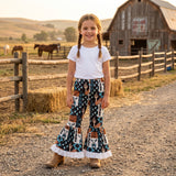 P0781 Howdy Wild West Girl's Flare Pants