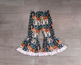 Preorder Samples P0781 Howdy Wild West Girl's Flare Pants