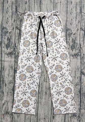 Preorder Samples P0792 Happy New Year Women Adult's Pants