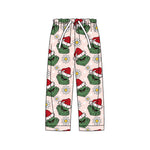 Preorder 08.24 P0803 Christmas Flower Red Women Adult's Pants