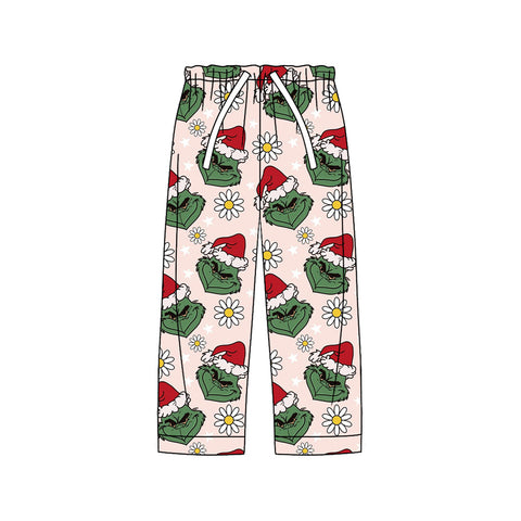 Preorder 08.24 P0803 Christmas Flower Red Women Adult's Pants