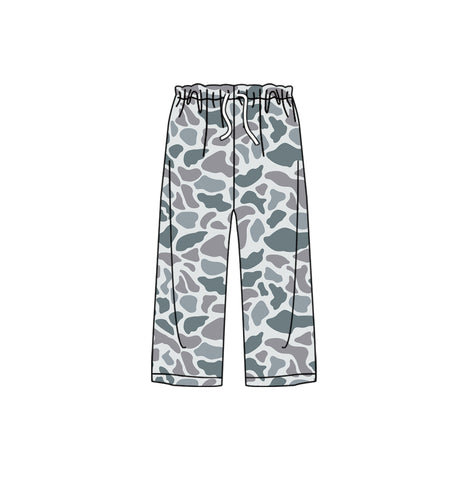 Preorder 09.01 P0806 Hunting Camo Grey Adult's Pants Sleepwear