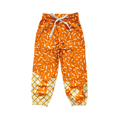 Preorder 09.04 P0811 Ice Cream Drip Sprinkles Orange Adult's Jogger Pants