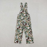 P0828 Hunting Camouflage Denim Boys Girls Pants Jeans Overalls