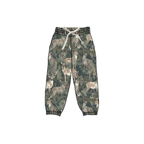 Preorder 09.25 P0834 Hunting Forest Elk Yoga Kids Jogger Pants