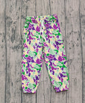 Preorder Samples P0838 Mardi Gras Camo Kids Jogger Pants