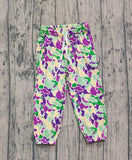Preorder Samples P0838 Mardi Gras Camo Kids Jogger Pants