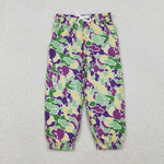 P0838 Mardi Gras Camo Kids Boy's Jogger Pants