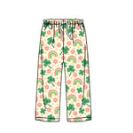 Preorder 10.06 MOQ 5 pcs P0862 Rainbow Leaf Flower Women Adult's Pants