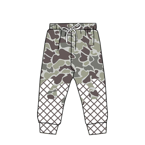 Preorder 10.08 MOQ 5 pcs P0864 Hunting Camo Drip Kids Jogger Pants
