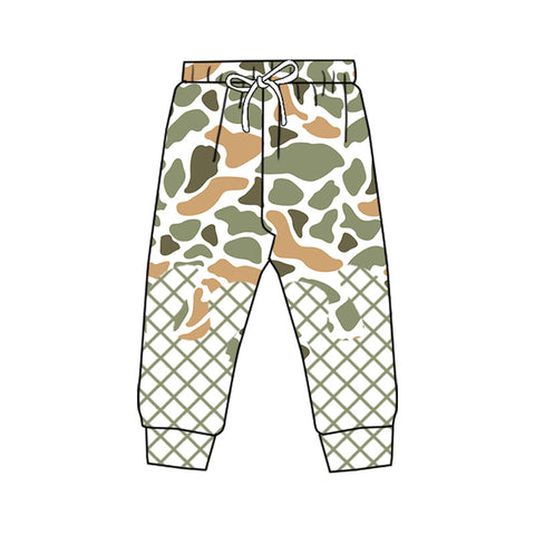 Preorder 10.08 MOQ 5 pcs P0865 Hunting Camo Drip Kids Jogger Pants