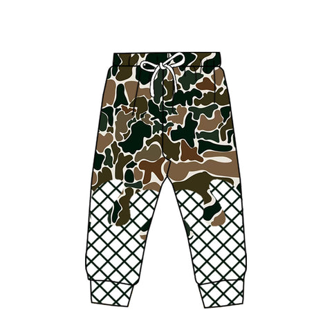 Preorder 10.08 MOQ 5 pcs P0867 Hunting Camo Drip Kids Jogger Pants