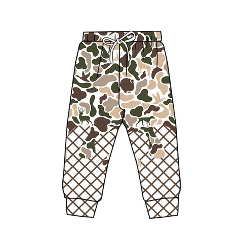 Preorder 10.08 MOQ 5 pcs P0868 Hunting Camo Drip Kids Jogger Pants