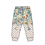Preorder 10.08 MOQ 5 pcs P0869 Hunting Camo Drip Kids Jogger Pants
