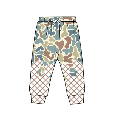 Preorder 10.08 MOQ 5 pcs P0869 Hunting Camo Drip Kids Jogger Pants