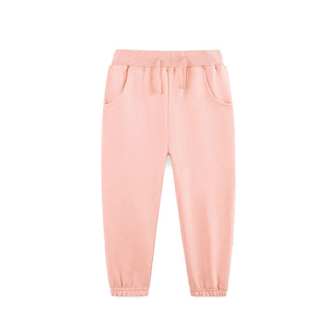 Preorder 10.14 MOQ 5 pcs P0878 Solid Color Orange Boys Jogger Pants