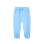 Preorder 10.14 MOQ 5 pcs P0880 Solid Color Sky Blue Boys Jogger Pants