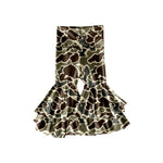 Preorder 10.17 MOQ 5 pcs P0888 Hunting Camo Yoga Girls Big Fared Pants