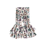 Preorder 10.17 MOQ 5 pcs P0891 Hunting Camo Yoga Girls Big Fared Pants