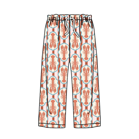 Preorder 11.01 MOQ 5 pcs P0905 Crawfish Cute Women Adult's Pants