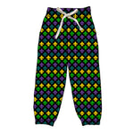 Preorder 11.04 MOQ 5 pcs P0907 Mardi Gras Yoga Adult's Jogger Pants