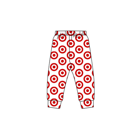 Preorder 11.04 MOQ 5 pcs P0909 Target Red Boys Jogger Pants