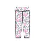 Preorder 11.16 MOQ 5 pcs GLP2999 Flower Pink Yoga Coat Girls Set