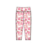 Preorder 11.16 MOQ 5 pcs GLP3002 Flower Rose Yoga Coat Girls Set