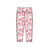 Preorder 11.16 MOQ 5 pcs GLP3002 Flower Rose Yoga Coat Girls Set