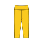 Preorder 11.16 MOQ 5 pcs GLP3008 Solid Color Yellow Yoga Coat Girls Set