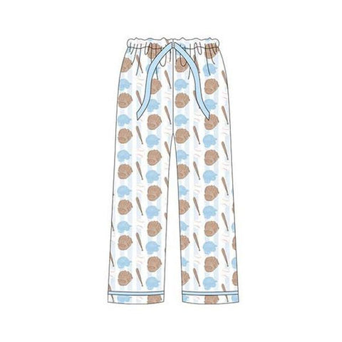 Preorder 11.16 MOQ 5 pcs P0931 Baseball Blue Women Adult's Pants