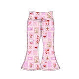 Preorder 11.24 MOQ 5 pcs GLP3111 Valentine's Day Flower Be Mine Yoga Coat Girls Set