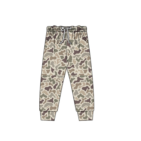 Preorder 12.13 MOQ 5 pcs P0974 Hunting Camo Boys Jogger Pants