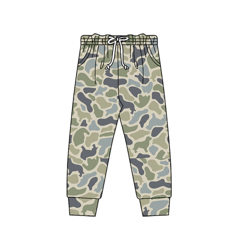 Preorder 12.14 MOQ 5 pcs P0977 Hunting Camo Boys Jogger Pants