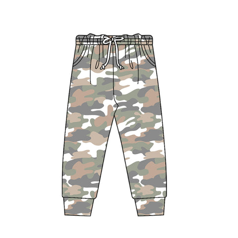 Preorder 12.14 MOQ 5 pcs P0979 Hunting Camo Boys Jogger Pants