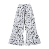 Preorder MOQ 5 pcs Each Hunting Camo Grey Yoga Mommy And Me Ruffles Wide Leg Pants