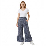 P1052 Leopard Women Adult's Wide Leg Pants