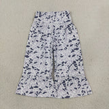 P1054 Hunting Camo Ruffles Girls Wide Leg Pants