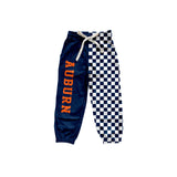 Preorder MOQ 5 pcs School Team Plaid Boys Jogger Pants