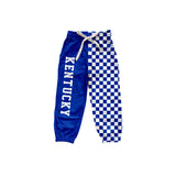 Preorder MOQ 5 pcs School Team Plaid Boys Jogger Pants