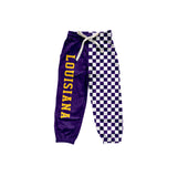 Preorder MOQ 5 pcs School Team Plaid Boys Jogger Pants