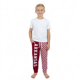P1062 Vinyl School Team Dark Red Kids Jogger Pants