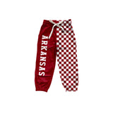 Preorder MOQ 5 pcs School Team Plaid Boys Jogger Pants
