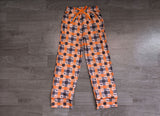 Preorder Samples P1095 Halloween Bat Plaid Women Adult's Sleeper Pants
