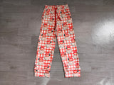 Preorder Samples P1096 Christmas Santa Plaid Women Adult's Sleeper Pants
