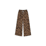 Preorder MOQ 5 pcs Each Style Fashion Leopard Print Girls Wide Leg Pants