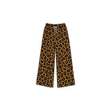 Preorder MOQ 5 pcs Each Style Fashion Leopard Print Girls Wide Leg Pants