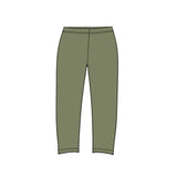 Preorder MOQ 5 pcs GLP4001 Hunting Leaves Gray Green Yoga Girls Set