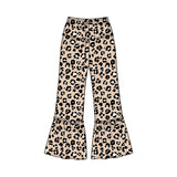 Preorder MOQ 5 pcs Each Style Colorful Leopard Girl's Wide-Leg Pants Kids Matching Clothes（副本）