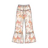 Preorder MOQ 5 pcs Each Style Colorful Leopard Girl's Wide-Leg Pants Kids Matching Clothes（副本）